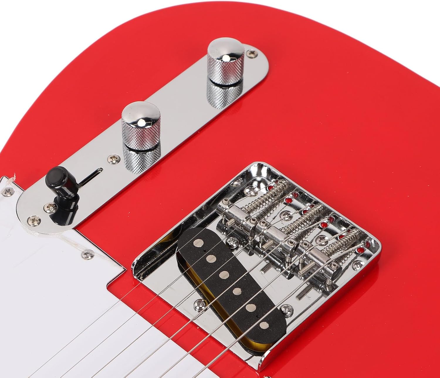 エレキギター、ST (赤)