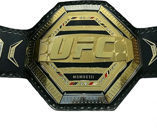 UFC Authentic Wear - Cinturón conmemorativo del campeonato mundial de peso pesado, multiadulto, tamaño de 0.157 in - 52 pulgadas