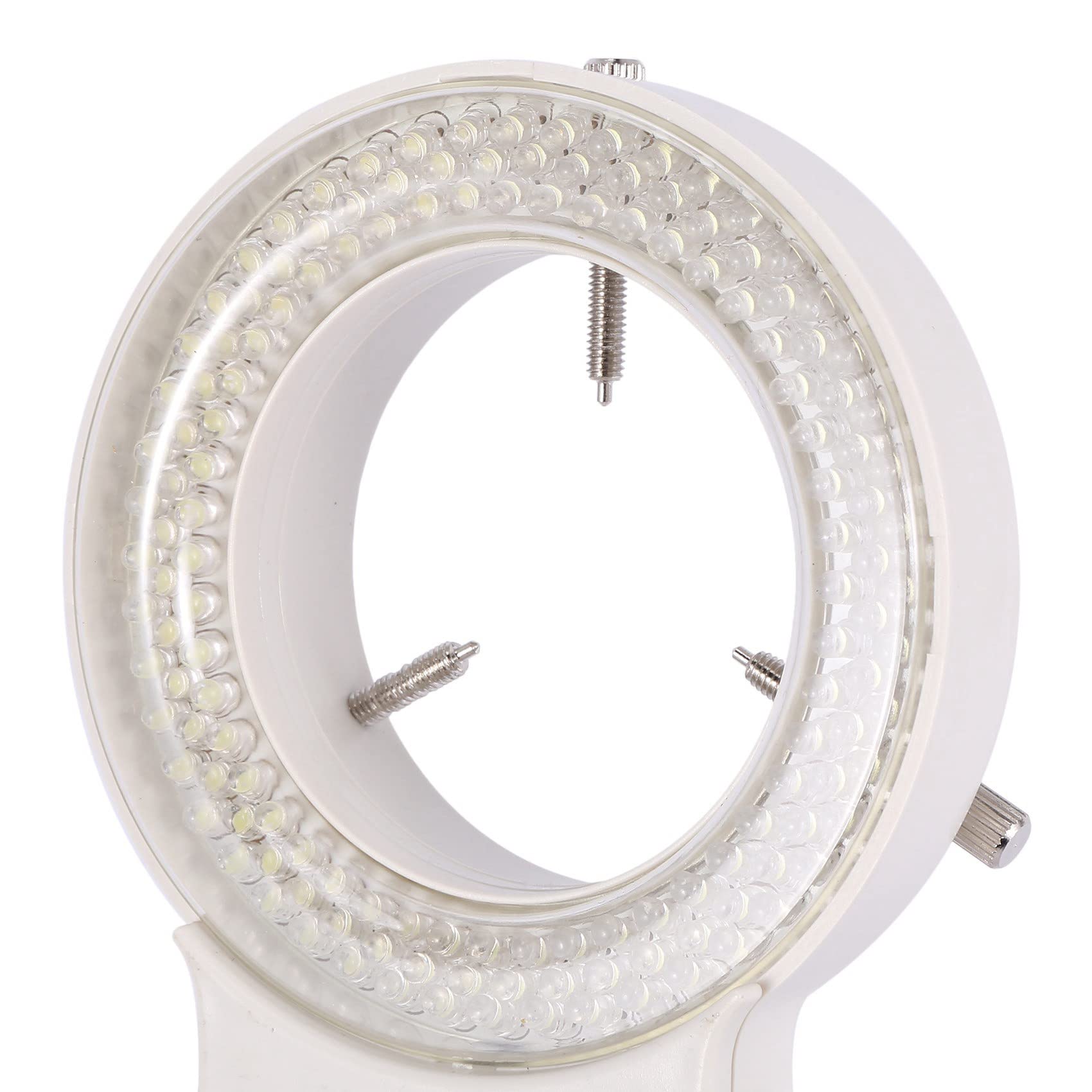 5X 144 LED Anneau de Lampe pour Lampe Miniscope 6000K 0-100% Reglable Blanc
