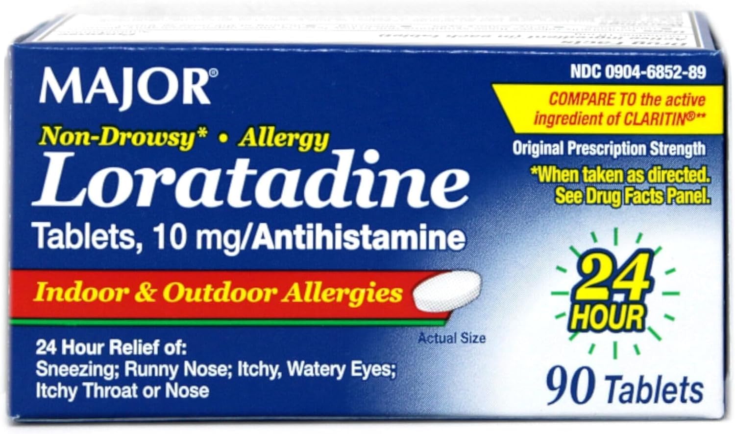 Allergy and Sinus - LORATADINE 10 MG TAB 90