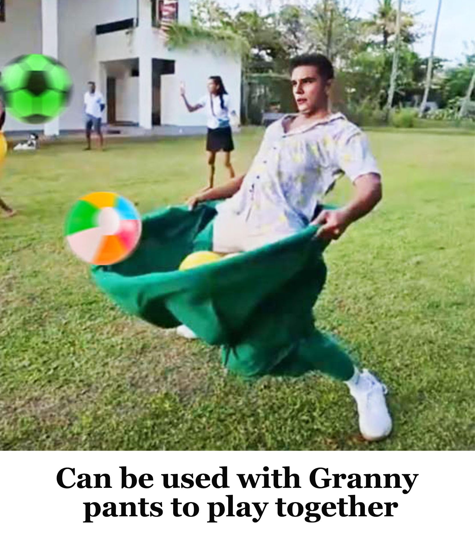 Amazon.com : BOPELMALLS 5PCS Granny Pants Yard Game Ball,Giant