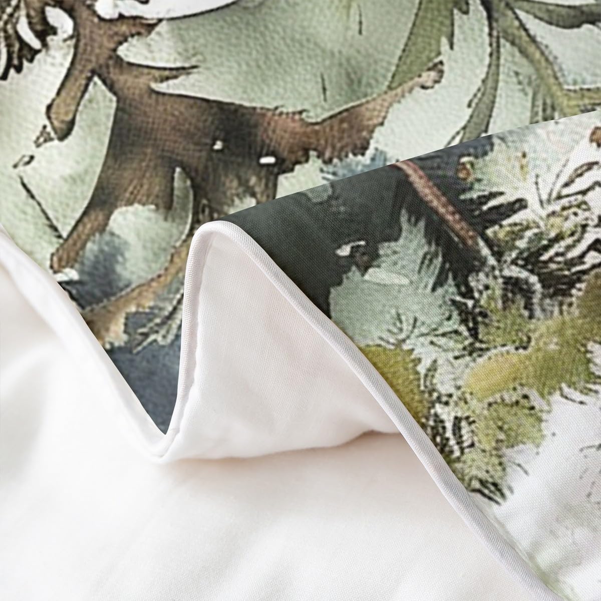 jejeloiu Bear Duvet Cover 100% Cotton King Size Boys Girls Nature Wildlife Bear Bedding Set Breathable Soft Rustic Cabin Country Comforter Cover 3Pcs Farmhouse Bedroom Decor Microfiber Zipper Closure