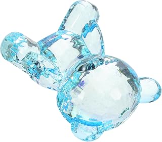 ifundom Adorno De Oso Pequeña Escultura De Oso Mini Figura Oso Animal Suave Pequeño Transparente Oso Transparente Decoración Color Marrón Polar Moderno Pequeño Oso De