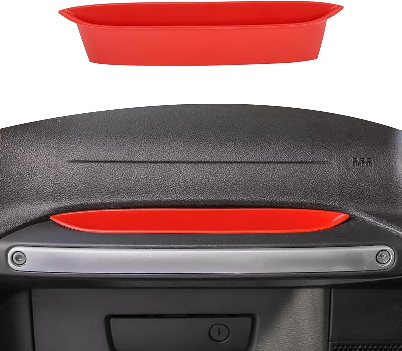 Bandeja Organizadora para Alça do Passageiro Jeep Wrangler JK JKU 2011–2017 Vermelha RT-TCZ