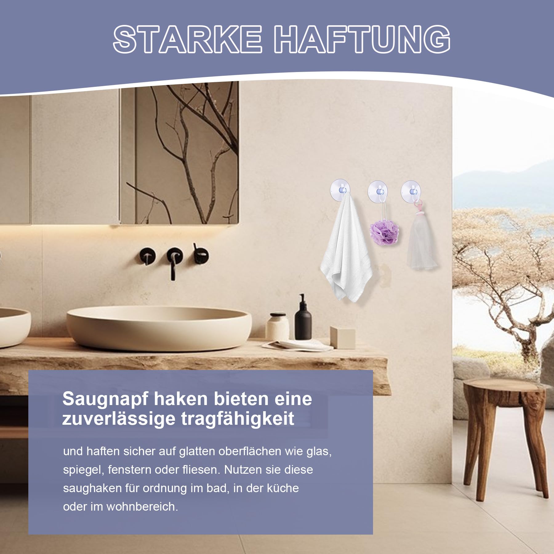 Dreamark 60x Saugnapf Haken Transparent – 4 Cm, S Produktbild-Vorschau 4
