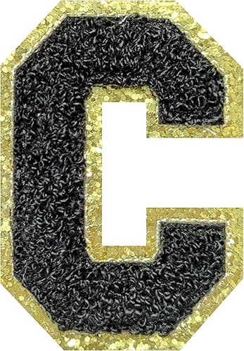 Miniatura 31 de 4 parches de letras de felpilla blanca, parches termo-adhesivas de 2.2", parches de letras de felpilla para ropa (M)