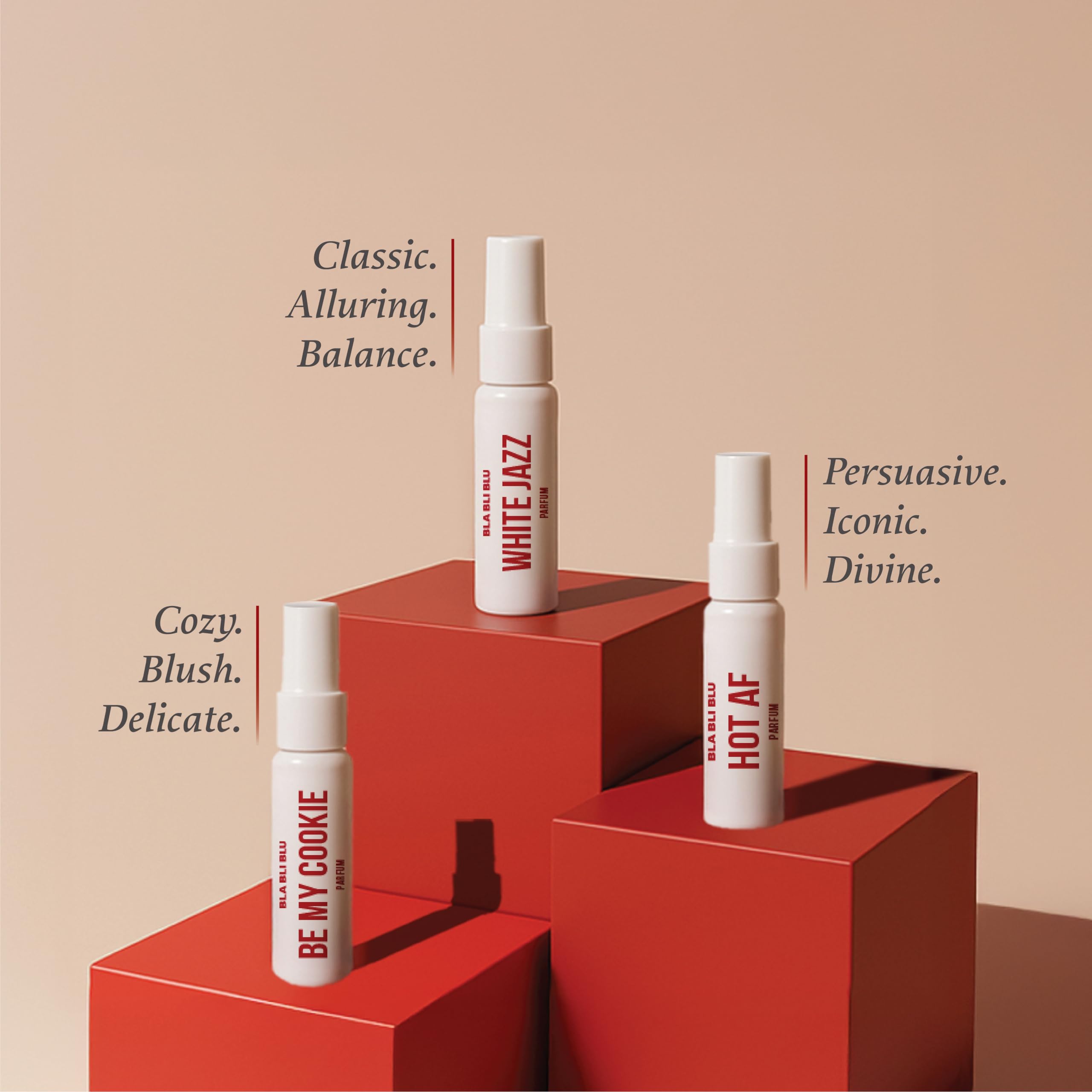 BLABLIBLU Parfüm-Geschenkset, Mini-Reise-Testpaket für Damen, 6 x 7 ml, langanhaltende Parfum-Düfte – besser als EDP, EDT und EDC, Parfüm für Frauen, Zitrus, blumige und frische Noten