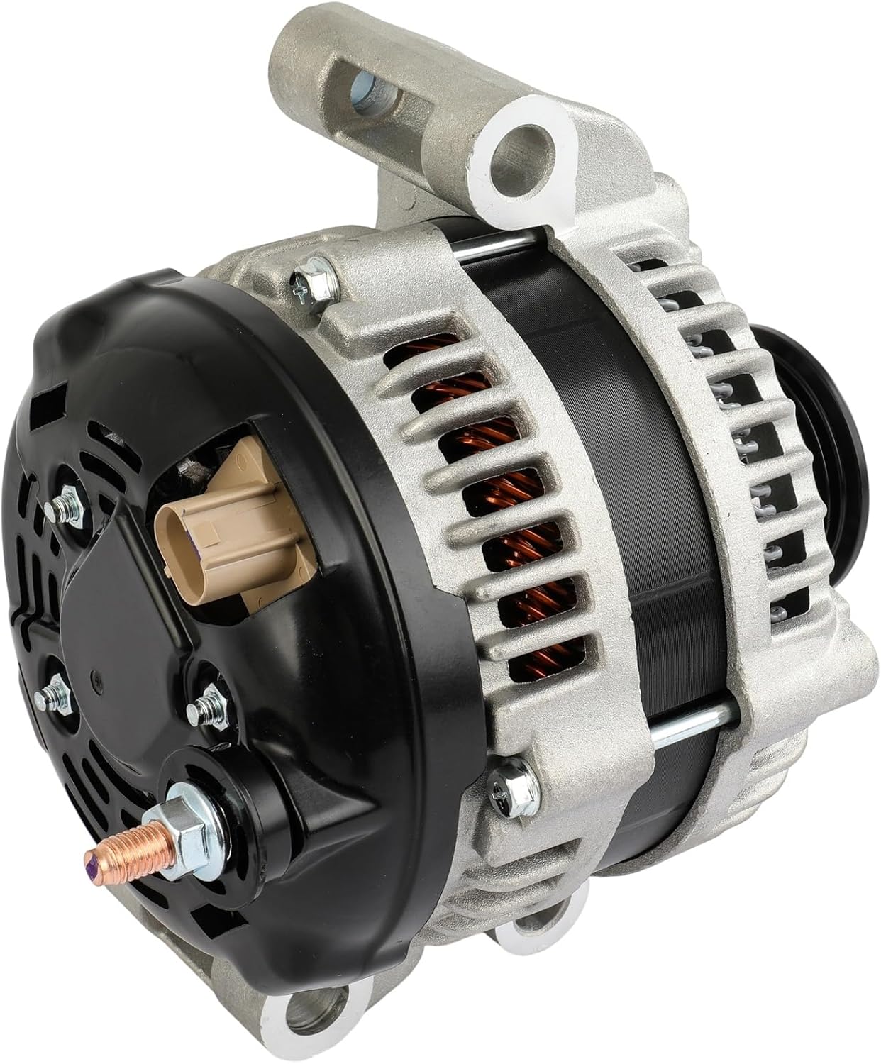 SCITOO Alternator Fits for Chrysler for 300 6.1L 2005-2006,for Dodge for Charger 2.7L 2006-2007,for Dodge for Magnum 5.7L 2005-2006,for Dodge for Magnum 6.1L 2006 12V 140Amp CW S6 Pulley Class 11112
