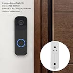 Backplate for Blink Video Doorbell Plastic Doorbell Back Plate Replacement Part with Mount Accessory (White)