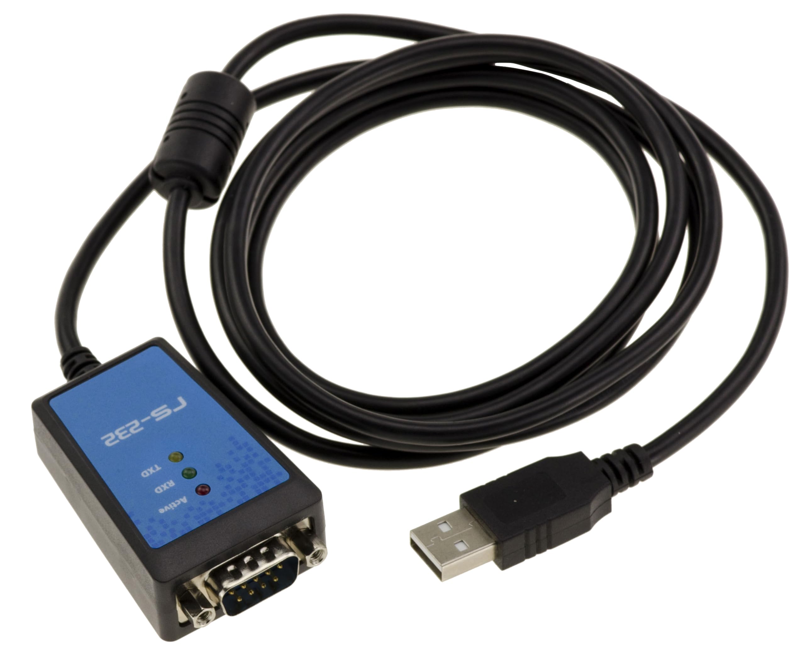 KALEA-INFORMATIQUE Convertitore da USB a seriale COM RS232 con chipset FTDI FT232. Cavo da 1,8 m con protezione magnetica