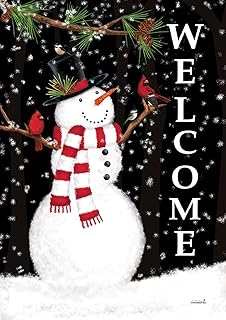 Toland 1012572 Snowman Welcome Decorative
