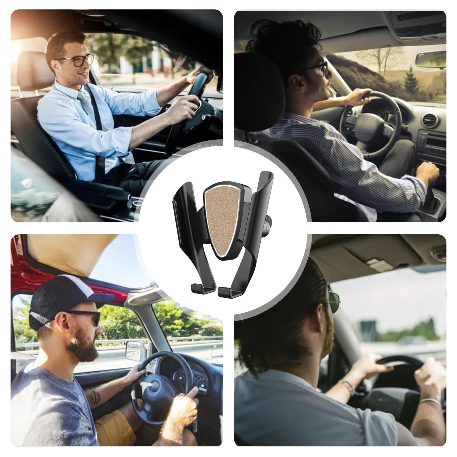 Supporto per telefono da auto per bocchetta di ventilazione auto | supporto per telefono da auto, supporto per telefono per auto, mani per auto, presa d'aria per smartphone
