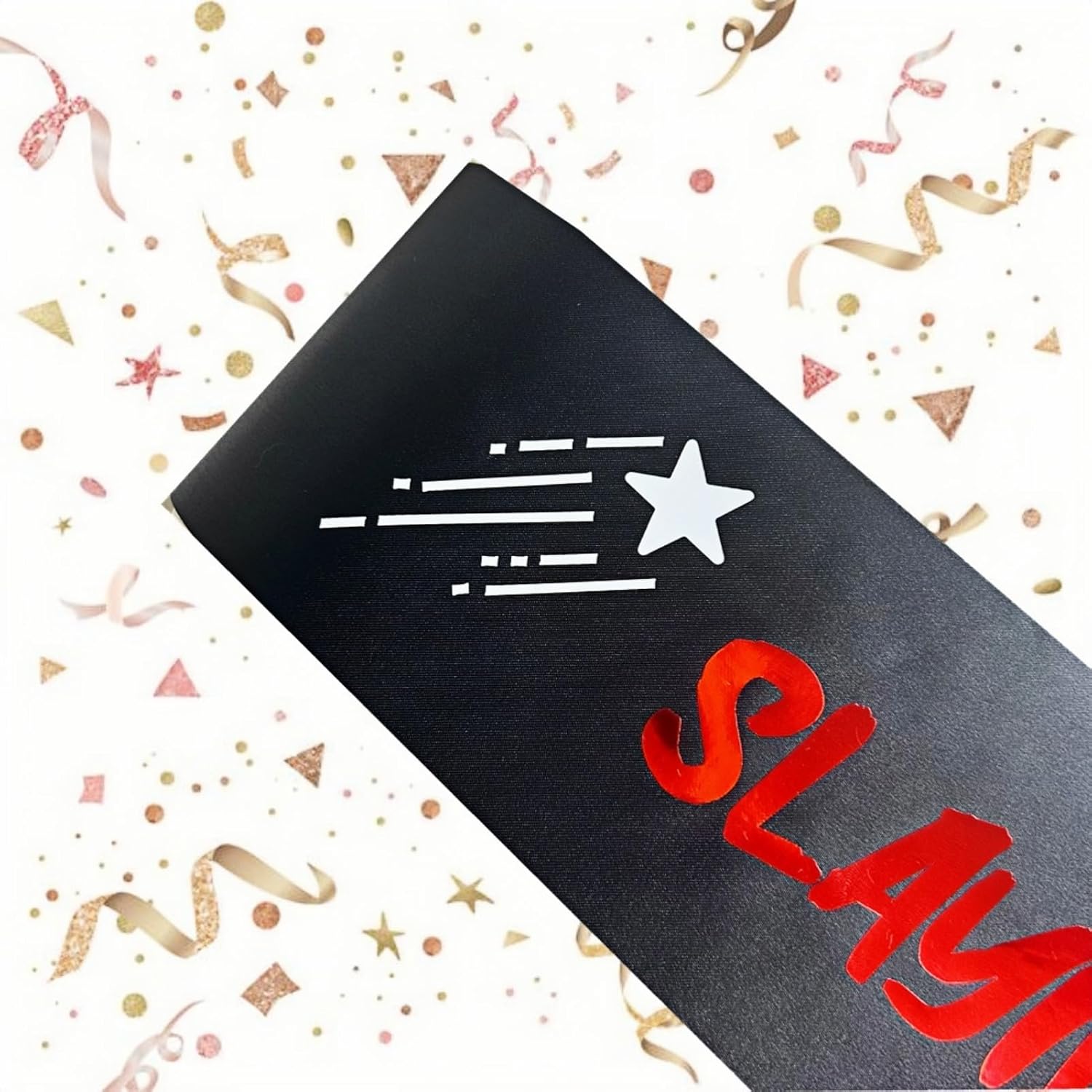 Decorit Slaying on My Birthday Sash, Kpop Birthday Sash, Demon Slayer Sash | Hunters Birthday Party Decorations for Teenagers Kids Boy Girl, Video Game Vampire Horror Killer Anime Themed Party Supplies