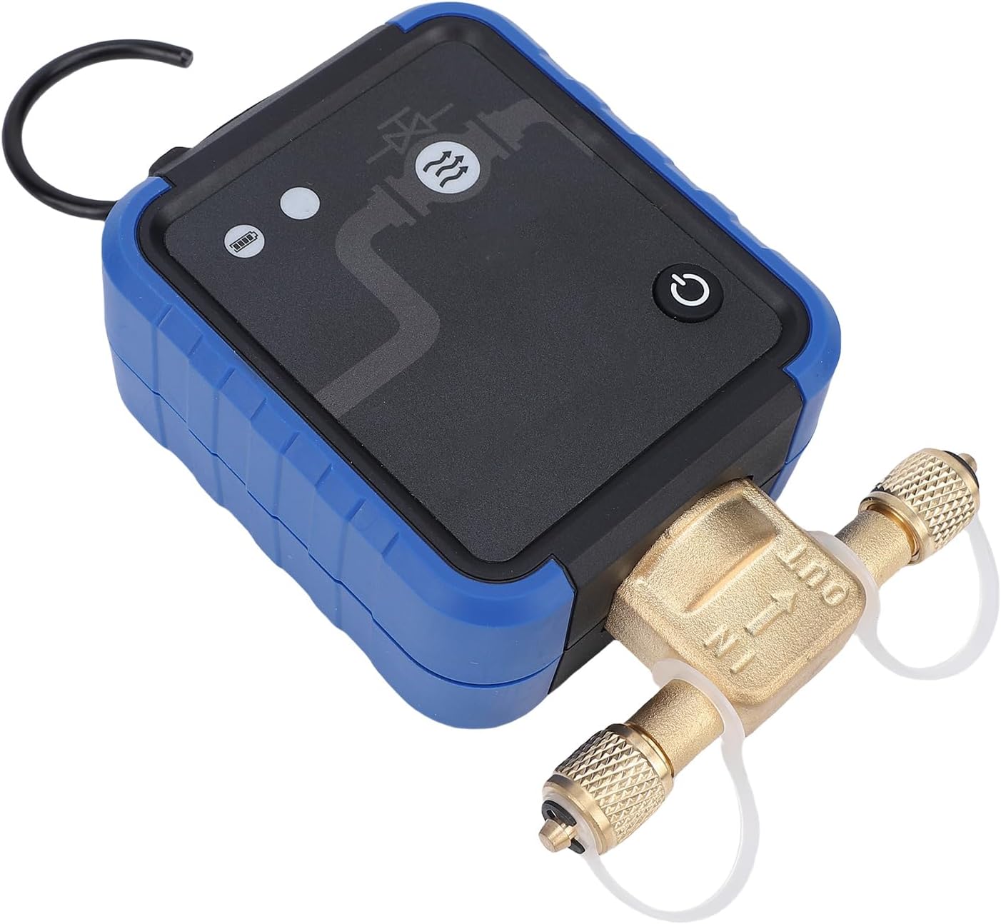 Generic Refrigerant Solenoid Valve for Car Repair, 3 Color Power Indicators, 60h Battery Life