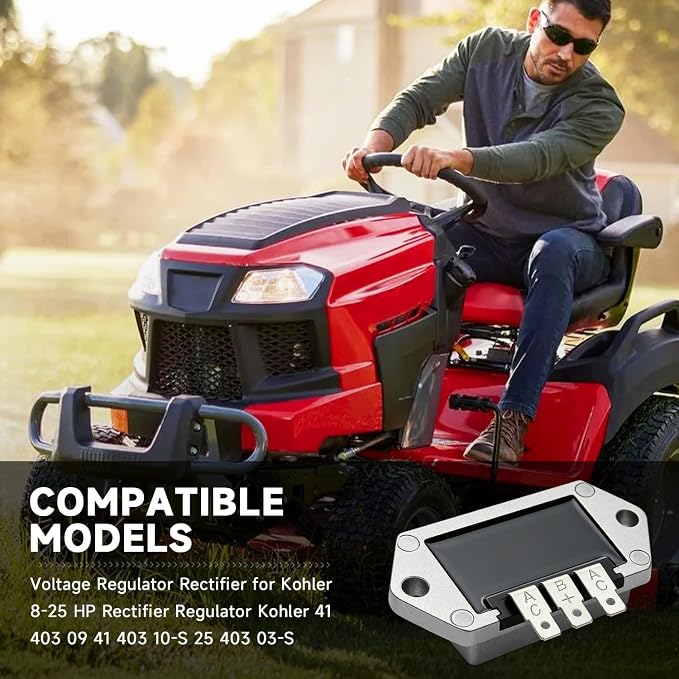 Regulador de Voltaje Compatible con Motores Kohler 8–25 HP miniatura 2