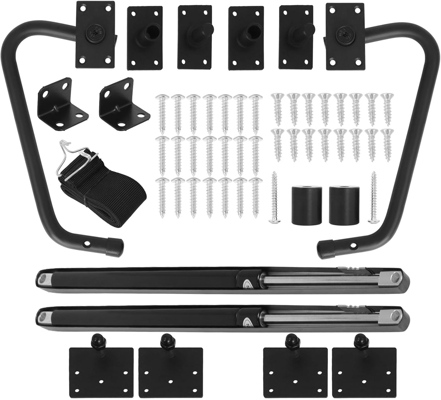 Gekufa Queen Murphy Bed Hardware Kit Updated Model – Heavy Duty Vertical Wall Mount DIY Folding Cabinet Bed Frame, Hidden Space-Saving Wall Bed Kit, Easy to Pull Down/Fold Back