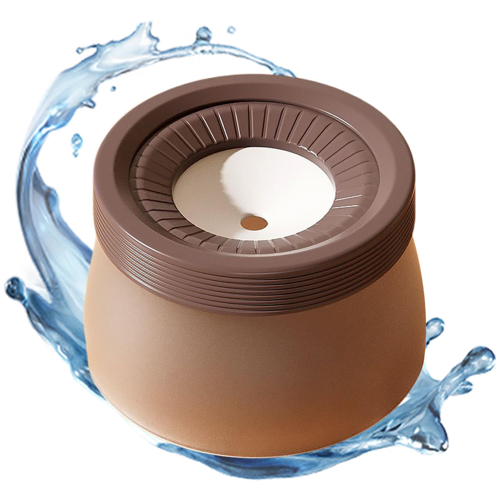 Gamelle lente pour chien de grande taille et chiot, écuelle flottante 1,2L anti-goutte