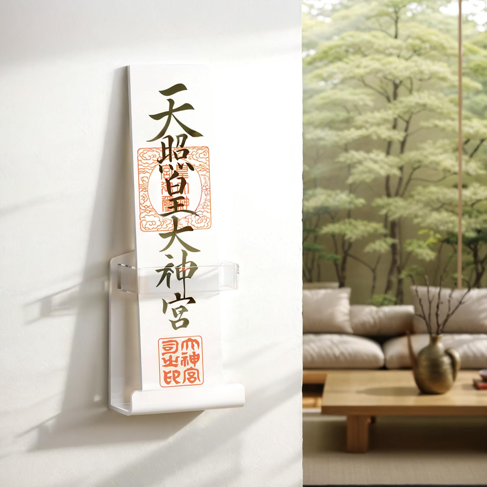 Amazon.co.jp: Toski 神札ホルダー シングル 神棚 お札立て 御札立て