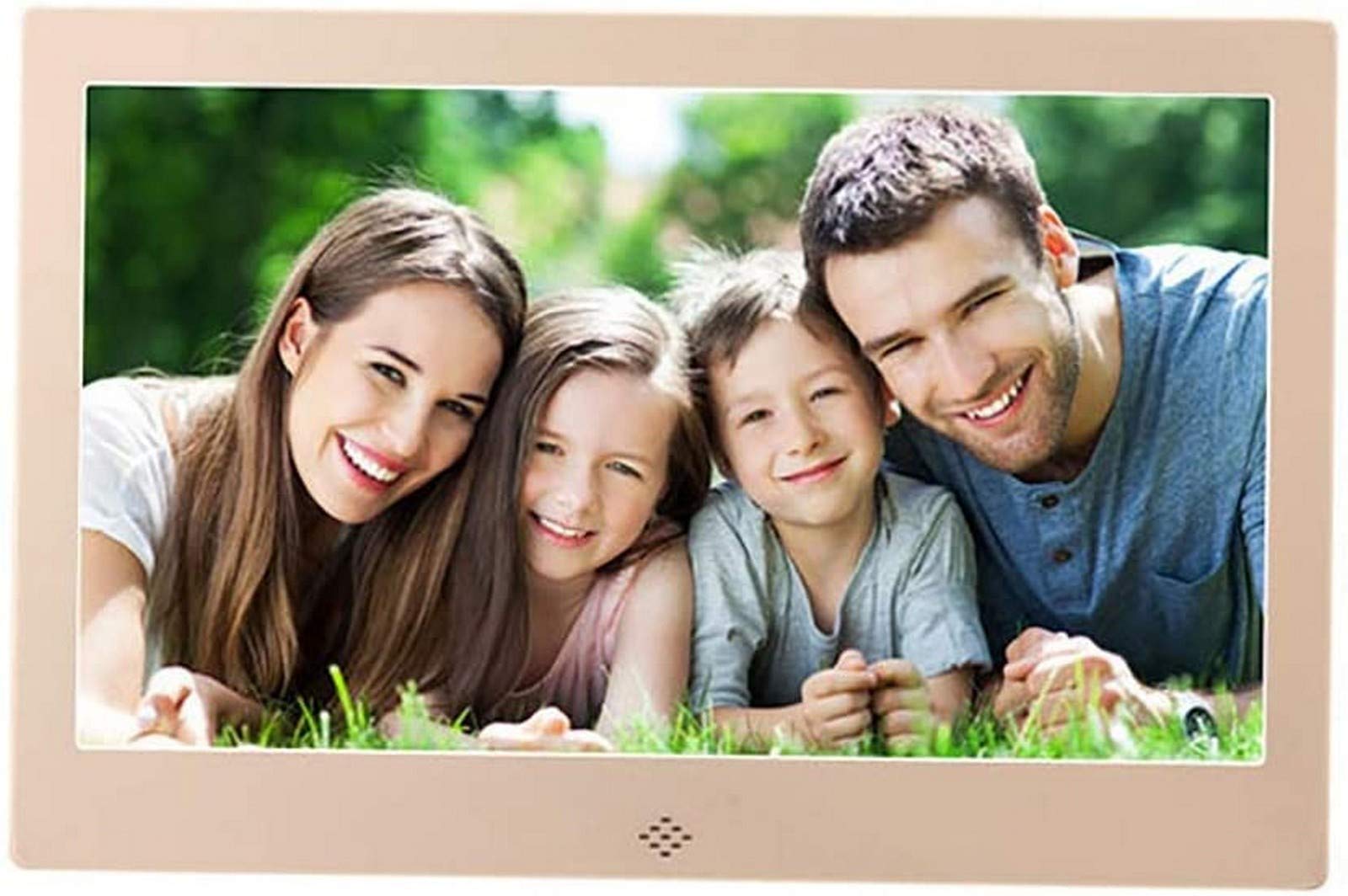 10 inch Digital Picture Frame HD Display Digital Signage Photo/Music/Video Player Calendar Alarm with Remote Control Support USB and SD,Gift for Birthday festival