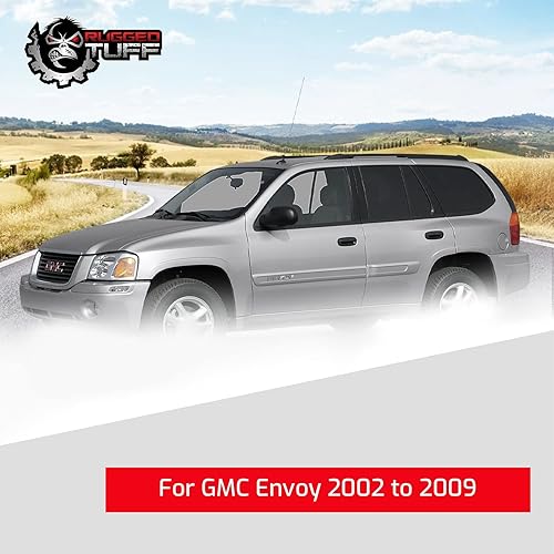 Miniatura 8 de Conjunto de vidrio para espejo lateral del pasajero con placa trasera de plástico (no calentada) compatible con Chevy Trailblazer, GMC Envoy, Buick