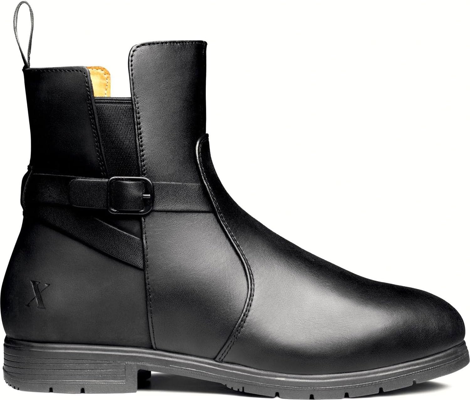 Xena Workwear Women's Midnight Fusion Steel Toe Met-Guard Side-Zip Slip-On Boot