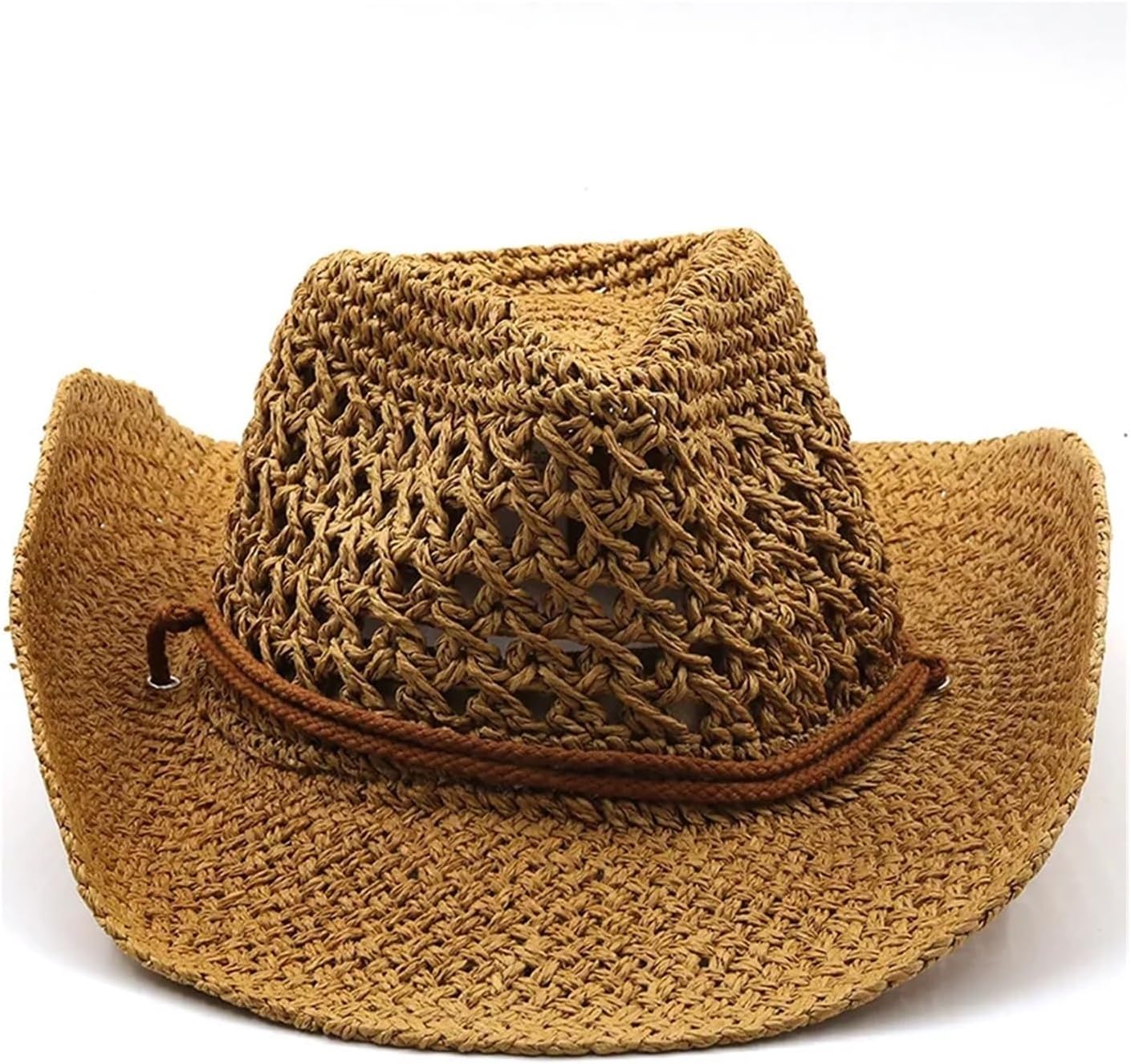 Hollow Out Sun Shading Big Eave Cowboy Hat, Spring And Summer Beach, Outdoor Protection