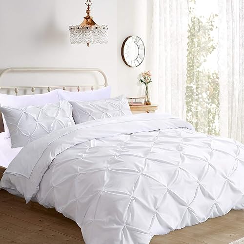 Miniatura 2 de Juego de ropa de cama 100% algodón egipcio para todas las estaciones, 5 piezas, relleno de edredón alternativo de plumón de 400 GSM, relleno de