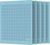 Vista 16 de REALIKE - Esterilla de corte de 12 x 12 pulgadas compatible con Cricut Maker 3/Maker 4/Maker/Explore 3/4/Air 2/Air/One (3 esterillas), esterilla