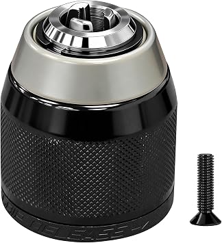42-66-2608 Keyless Chuck Assembly Replacement for 1/2 in Driver-Drill Tool Replaces 42-66-0023 42-66-2606 42-66-2701 42-66-2607 42-66-2702 3404-20 3404-22 Drill Chuck Part with Screw