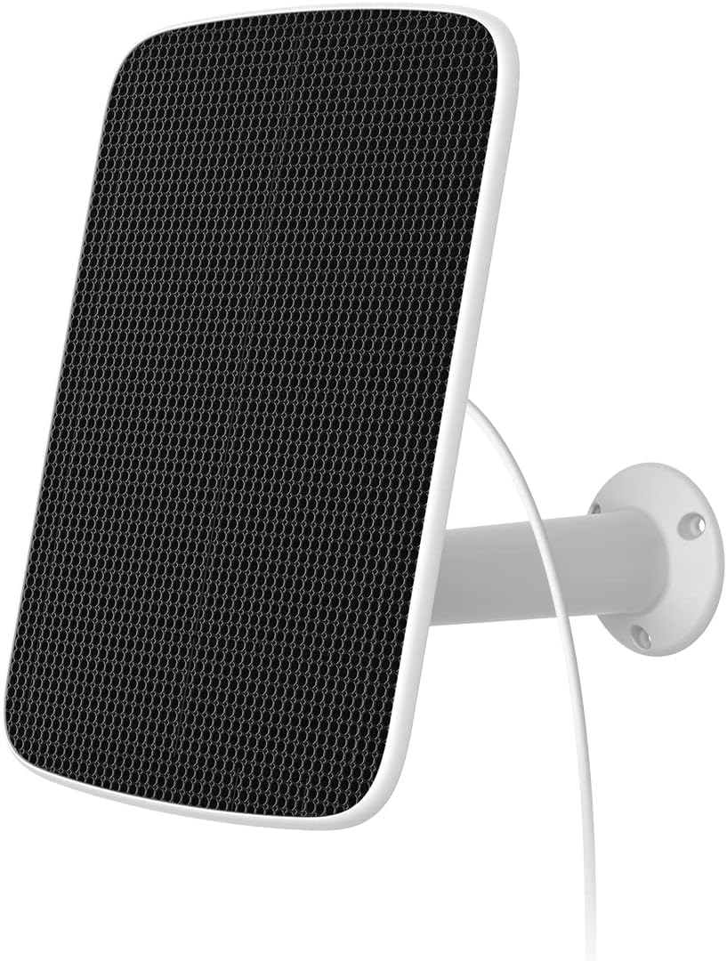 EZVIZ ソーラーパネル USB-A 防犯カメラ対応 ソーラー充電器 IP65防水仕様 高変換効率21.6％ 4mケーブル付き モノクリスタリン 太陽光パネル 6.18W出力 屋外設置対応