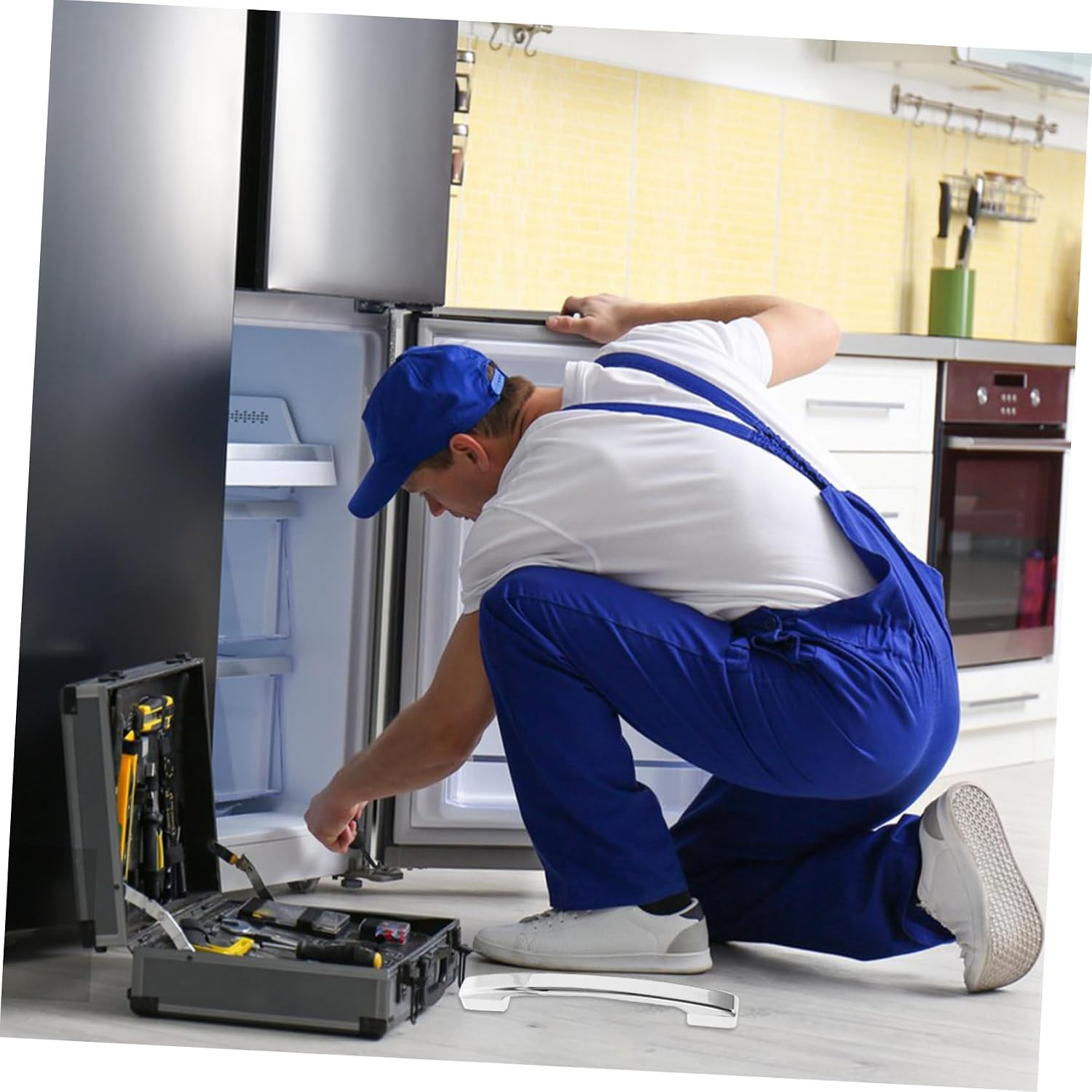 Refrigerator Handle Replacement Universal Plastic for Freezers and Fridges