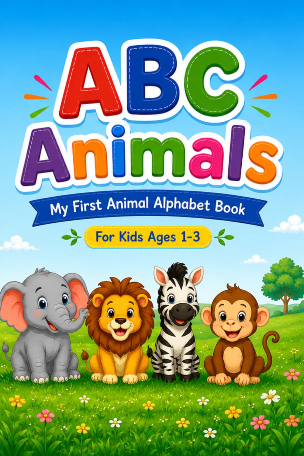 ABC Animal Book: A to Z Animal Alphabet Book for Toddlers Ages 1–3 | Early Learning Picture Book
