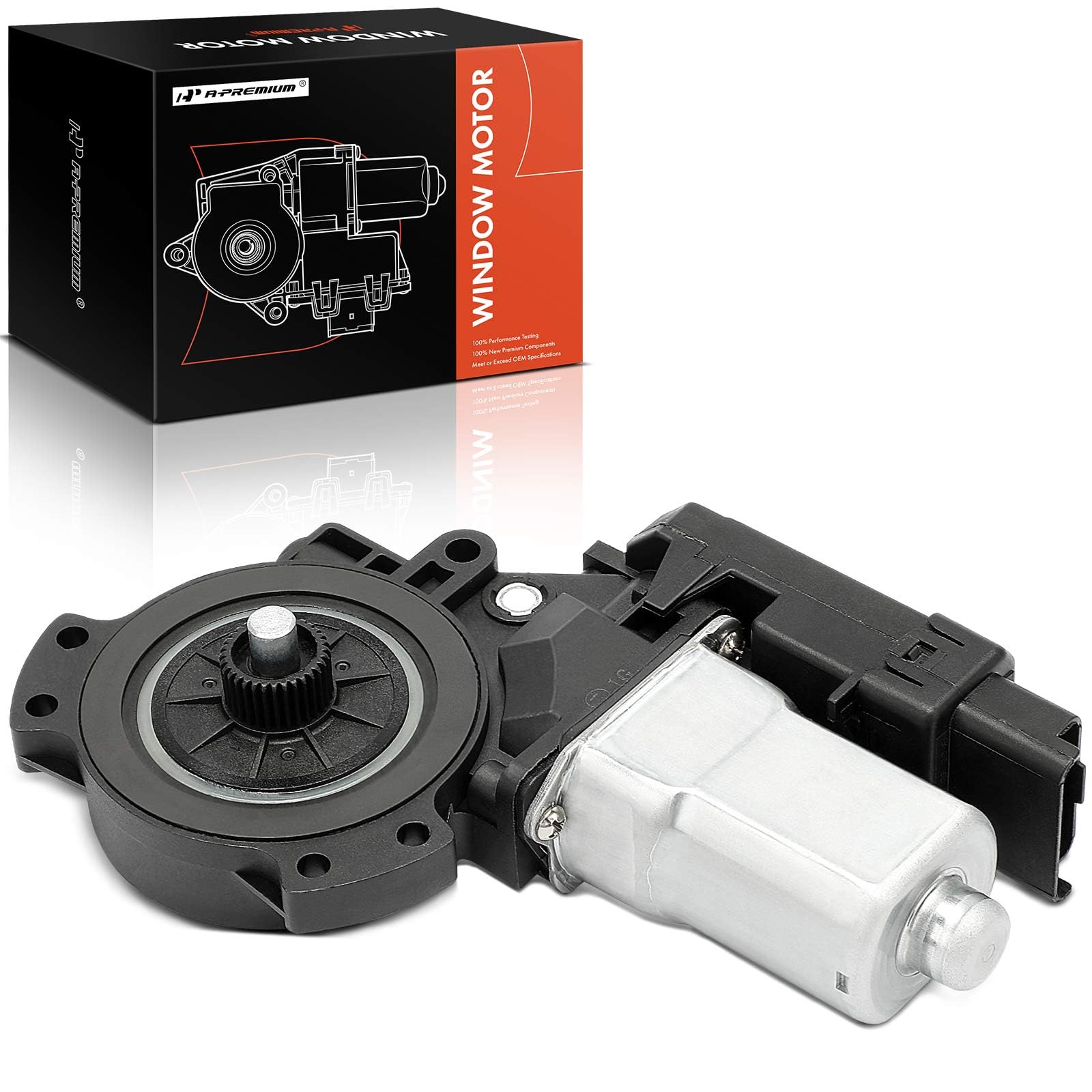 A-Premium Front Left Power Window Lift Motor Compatible with Hyundai Sonata 2006 2007 2008 2009 2010 Sedan, Driver Side, with Anti-Clip Function, Replace# 82450-3K011