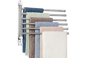 Towel Rack Wall Mounted JSVER Bathroom Towel Rack