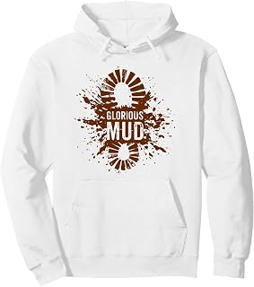 Funny Hiking Humour for Muddy Music Festival or Mud Run Pullover Hoodie