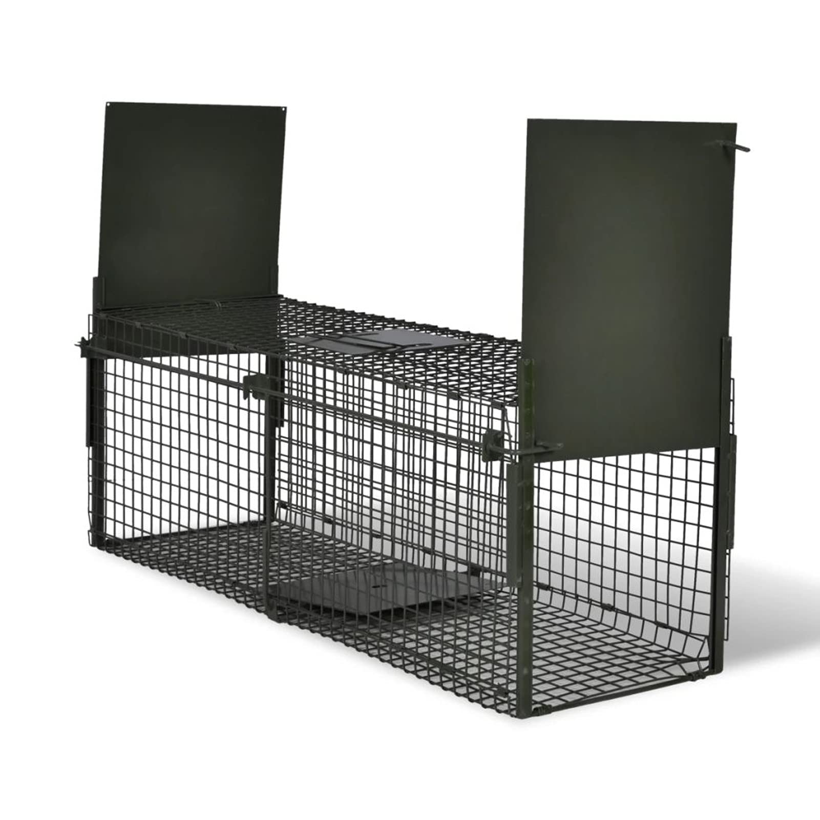 MOONAIRY Trampa para Animales Vivos 2 Puertas, Jaula Trampa para Gatos, Puesto De Caza, Puesto De Caza, Jaula Trampa