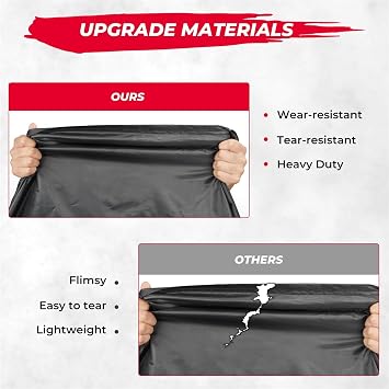 UTV Cover For Can Am Commander/Defender 2021 Utility Vehicle Storage Covers Black 210D Oxford Waterproof Material