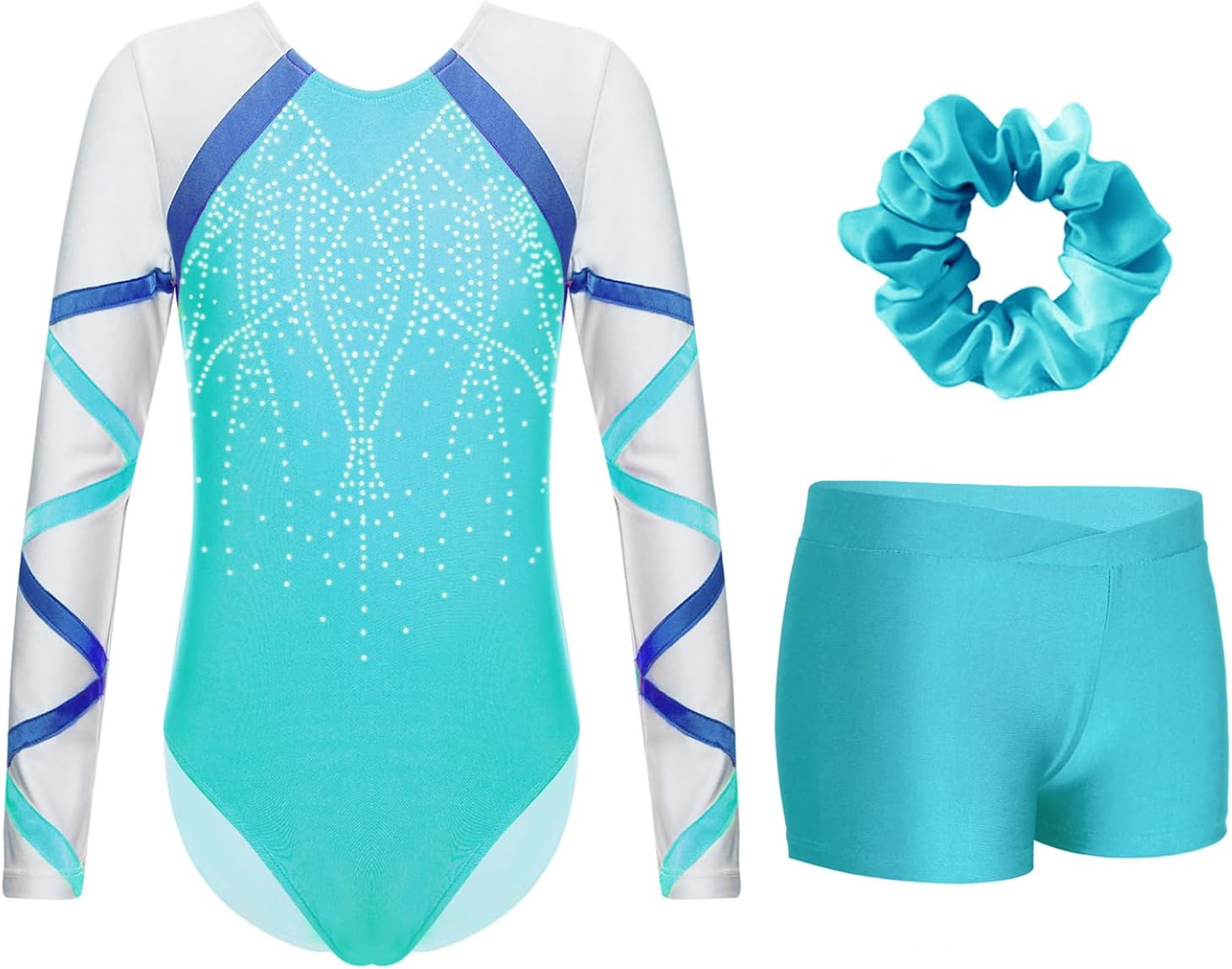 Abito Danza Per Bimbe Abito Da Ballo Per Bambine - Set Top In Pizzo Pantaloncini Per Balletto, Ginnastica, Danza Moderna/tap/jazz Leggings Donna Adidas - Foto 11