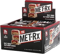 MET-Rx Big 100 Cookie Dough Protein Bars 9 Count