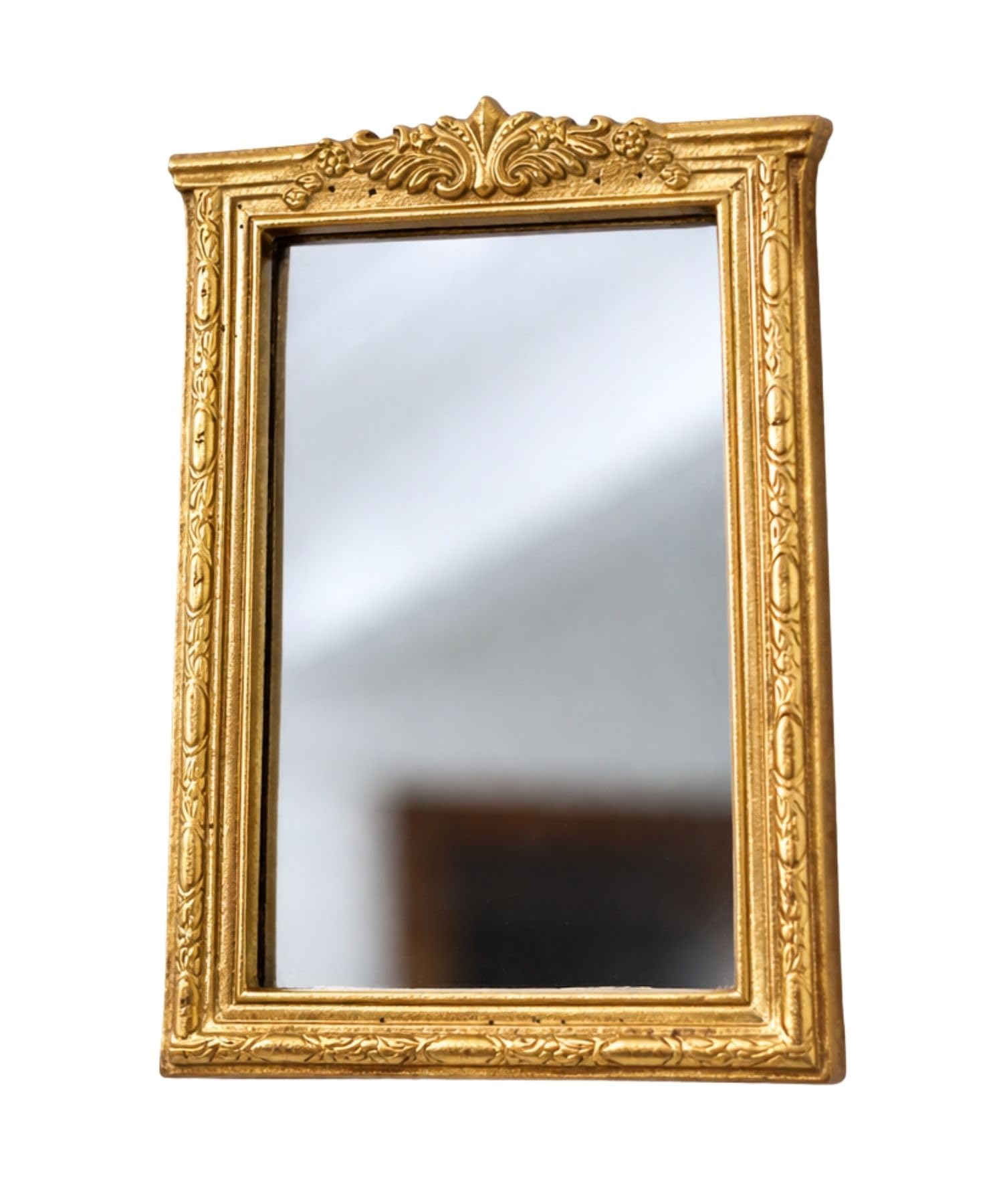 Ornate Mirror Rectangular Baroque Style Decorative Carved Frame Antique Finish Home Decor-image-43