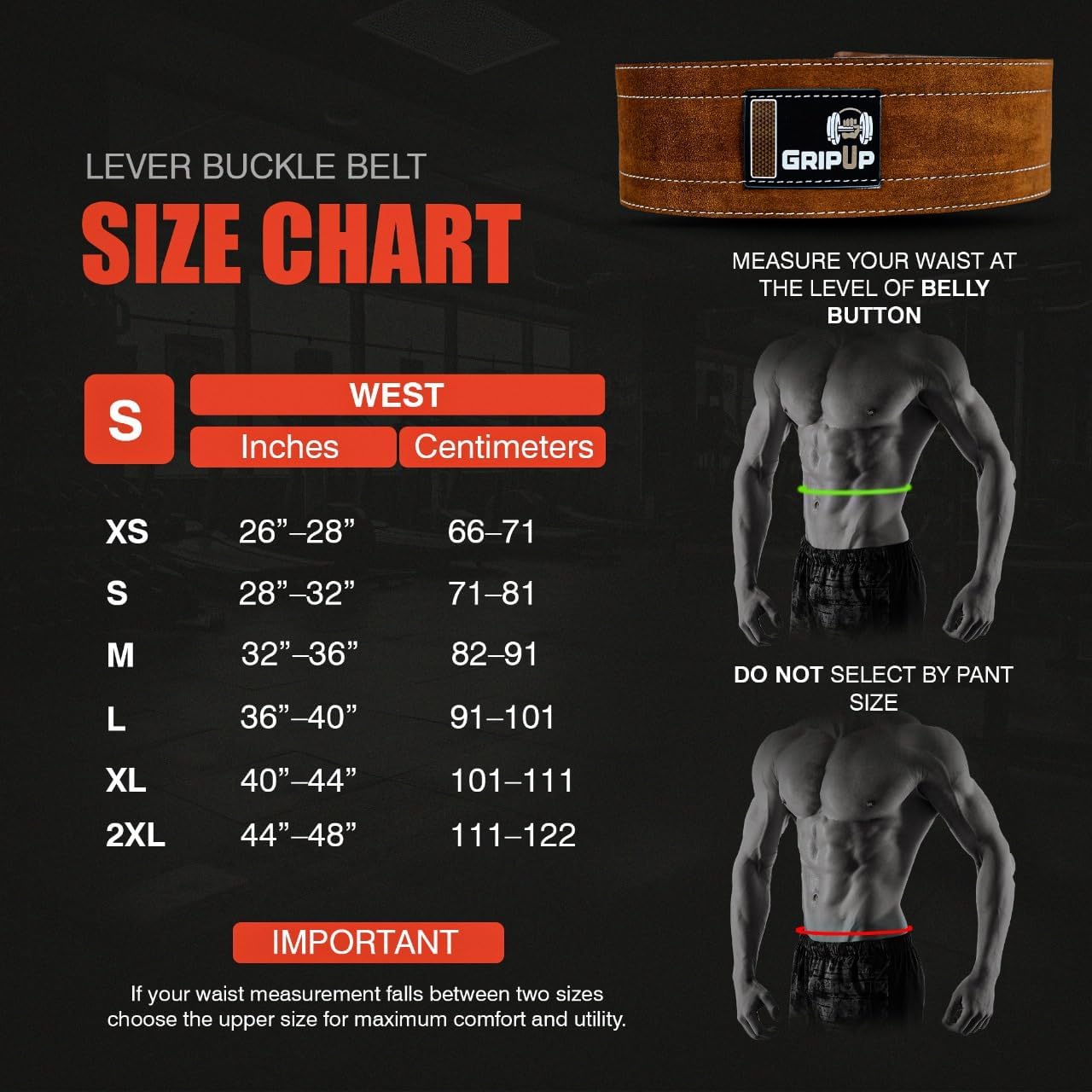 Powerlifting Belt for Weightlifting Lever Buckle Leather Gym Belt 10mm Thick 4-Inch Lumbar Back Support for Men & Women Ideal for Bodybuilding Deadlifts and Strength Training GP-005 - Image 7