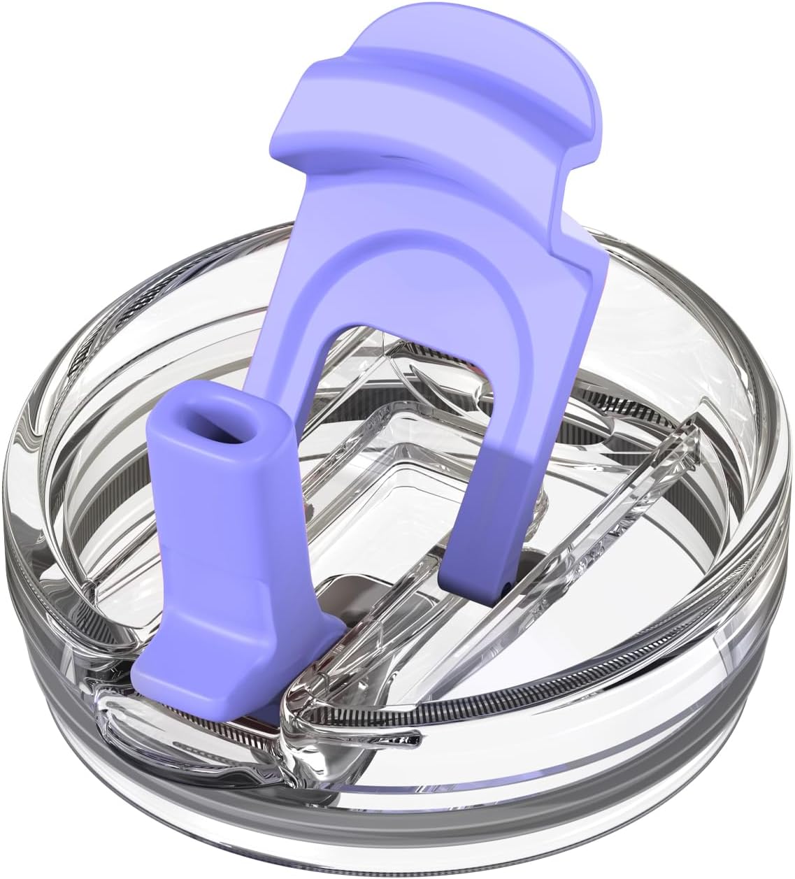 Replacement Lid for 50 oz & 40 oz cold1 Reduce Tumbler, Fit for 42 oz, 35 oz, 30 oz Yeti Rambler Tumbler, Press-in Leakproof 2-in-1 Flip Straw Lid fit for Hydrapeak 40 oz Cup, Lavender