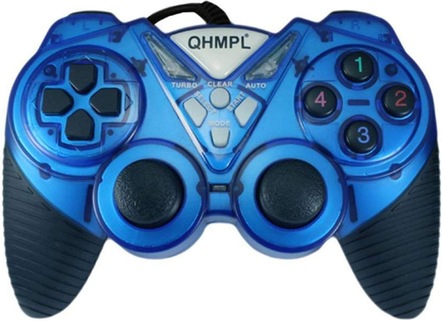 QUANTUM Turbo Double Vibration Game Pad (Blue)