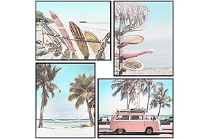 Palm Tree Beach House Bathroom Decor