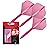Target Darts K Flex Integrated Dart Flights and Shafts, No.2 Pink (Medium) | Pack of 3 K-Flex - No2, Kflex All in One Moulded Dart Flight & Stem | Professional Dart Accessories