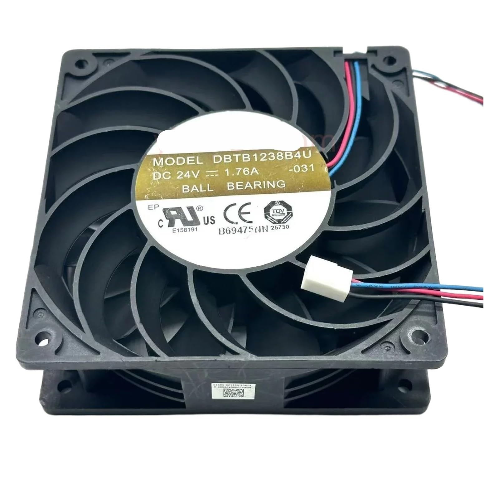 DBTB1238B4U 031 DC 24V 1.76A 120x120x38mm Ventilateur de refroidissement de serveur à 3 fils
