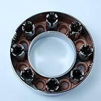 Vista 3 de Tapa de cubo de rueda central abierta cromada para 2005-2018 F250 F350 4x4 delantero