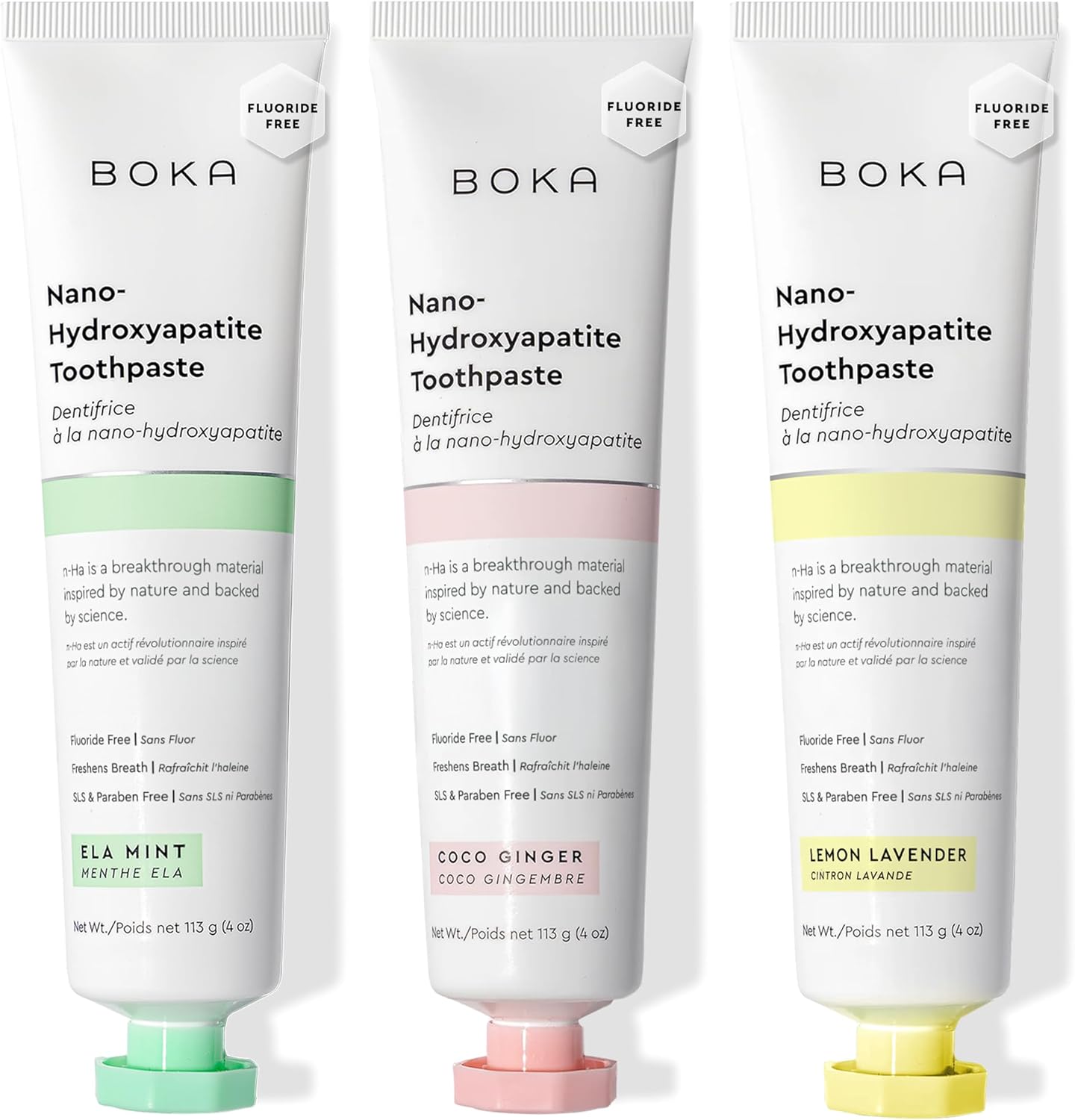 Boka Nano-hydroxyapatite Fluoride-Free Toothpaste