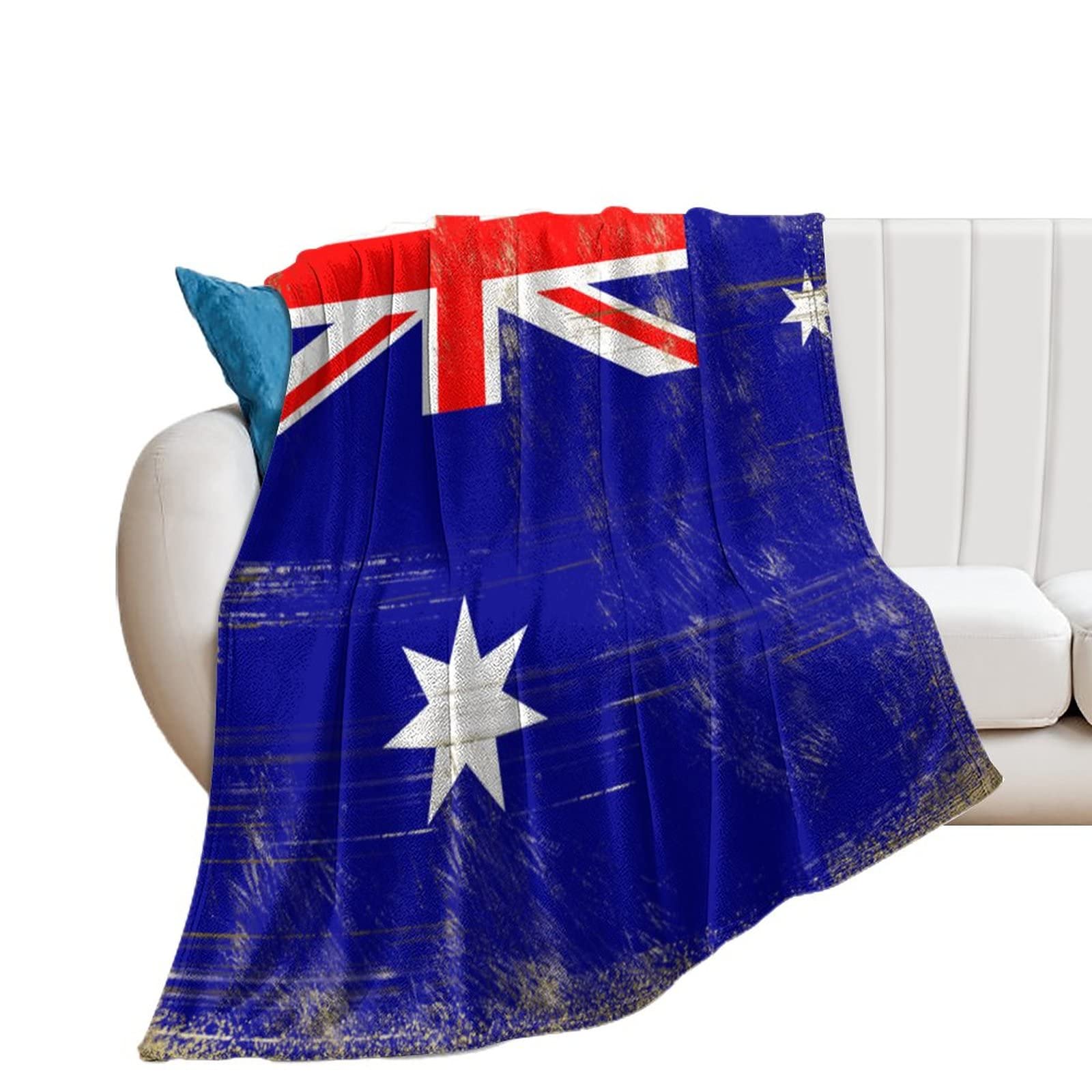 Couverture flanelle Australie plaid chaud pour canapé et lit