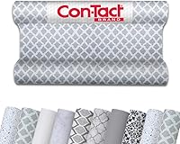 Vista 60 de Con-Tact Brand Grip Prints Shelf Liner, Non-Adhesive Durable Liners, Slip-Resistant Drawer and Cabinet Covering, 18" x 4', Dottie Grey, Pack of 1